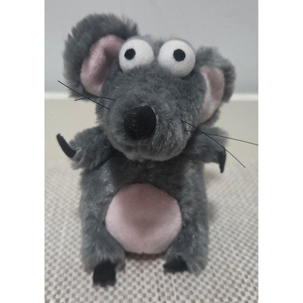 Rob Scotton Splat the Cat Seymour Mouse 5 Inch Grey Plush Stuffed Animal 2014